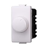 Regolatore Dimmer A Manopola 220V 100-1000W, Compatibile Con Bticino Living Light (Bianco)