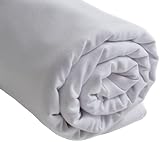 IPEA Tessuto in Cotone Bianco Leggero - 200 cm x 150 cm - Made in Italy - Tessuto al Metro per Cucito, Abbigliamento, Fodere, Arredamento, Accessori, Patchwork, Stoffa Tinta Unita per Cucire