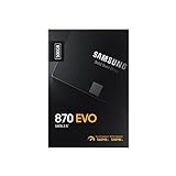 Samsung 870 EVO SSD, Fattore di forma 2,5", Intelligent Turbo Write, software Magician 6, Nero, 500 GB