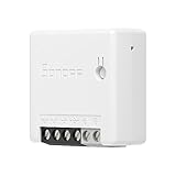 Interruttore Intelligente, SONOFF MINI R2 WiFi Smart Switch 2-Way, 2.4G WiFi, APP Control, Funziona con Alexa, Google Home Assistant