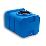 Varile Serbatoio per acqua potabile 100L Blu | Senza BPA | Filettatura in ottone 3/4" integrata | Made in EU | Sicuro per gli alimenti