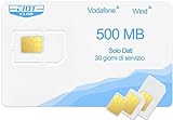EIOTCLUB SIM Prepagata Senza Contratto, Carta SIM Compatibile con Rete Vodafone & Wind, solo Dati, per LTE Telecamera & Fotocamera Caccia & Localizzatore GPS (Bianco)