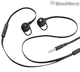 Blakberry HDW-49299-001-Cuffie Stereo IN-Ear, Auricolari originali mani libere per Blackberry Torch 9800, colore: nero