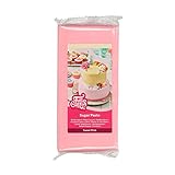 FunCakes Pasta di Zucchero Sweet Pink: facile da usare, liscia, flessibile, morbida e pieghevole, perfetta per decorare torte, halal, kosher e senza glutine - 1000 g