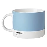Copenhagen design Pantone Tazza di tè, Porcellana, Blu (Light Blue 550), 475 ml