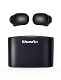 Auricolari Bluetooth, Bluedio T-Elf 2 Auricolari Wireless 5.0 Cuffie Bluetooth in Ear Auricolari Senza Fili Sportivi Mini Cuffie con Mic, Controlli Touch, Facile Accoppiamento, Durata Totale di 35 Ore