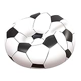 Bestway 75010 Poltrona gonfiabile pallone da calcio, 6 anni+