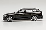Herpa BMW Alpina B3 Touring, nero brillante, auto, miniatura, piccolo modello, pezzo da collezione, fedele ai dettagli, Multicolore, 420983