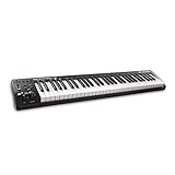 M-Audio Keystation 61 MK3 - Tastiera MIDI Controller USB a 61 tasti, Controlli Assegnabili, plug-and-play (Mac/PC) + Pacchetto Software