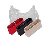 LinerLink Borsa organizer per Prada Re-Edition 2005 Hobo Bag (22L x 18H x 6D) | Inserto per borsa personalizzato fatto a mano | Fodera per borsa in feltro da 2 mm | Shaper borsa da donna (marrone,