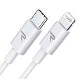 RAMPOW Cavo USB C Lightning [Approved Apple MFi], Cavo iPhone USB C con PD 20W 3A Carica Rapida, Cavo USB C Lighting Compatibile con iPhone 13/13 Pro/13 mini/12/12 PRO/11/XR/X/8Plus, iPad PRO-1M