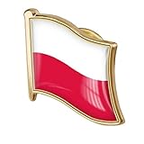Froiny Polonia Bandiera Pin Badge Metallo Smalto Smalto Pin Spilla Polonia Bandiera Polonia novità Regalo Rebel Tie Tie Pin Accessorio Badge Accessorio