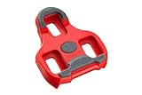 LOOK Cycle - Tacchette da Bici KEO Grip - Funzione Memoria di Posizione - Compatibili con i Tutti Pedali sul Mercato - Strato in TPU - Tacchette Antiscivolo - libertà Angolare 9° - Colore Rosso