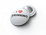 Fissaggio magnetico per numeri di gara Fixpoints, I love running