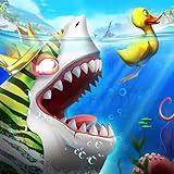 Hungry Shark Attack - Fish Games Shark World Shark Evolution Shark Simulator Shark Games Fish Eater