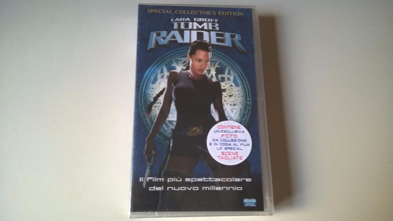 Tomb Raider Lara Croft VHS Special Edition Sealed