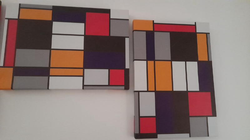 quadri raffiguranti opera di Mondrian